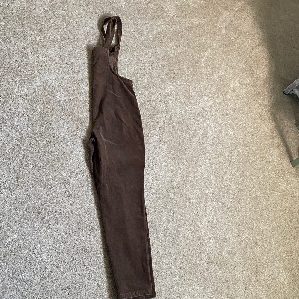 Lucy & Yak Brown Corduroy Overalls/Dungarees - Picture 11 of 14